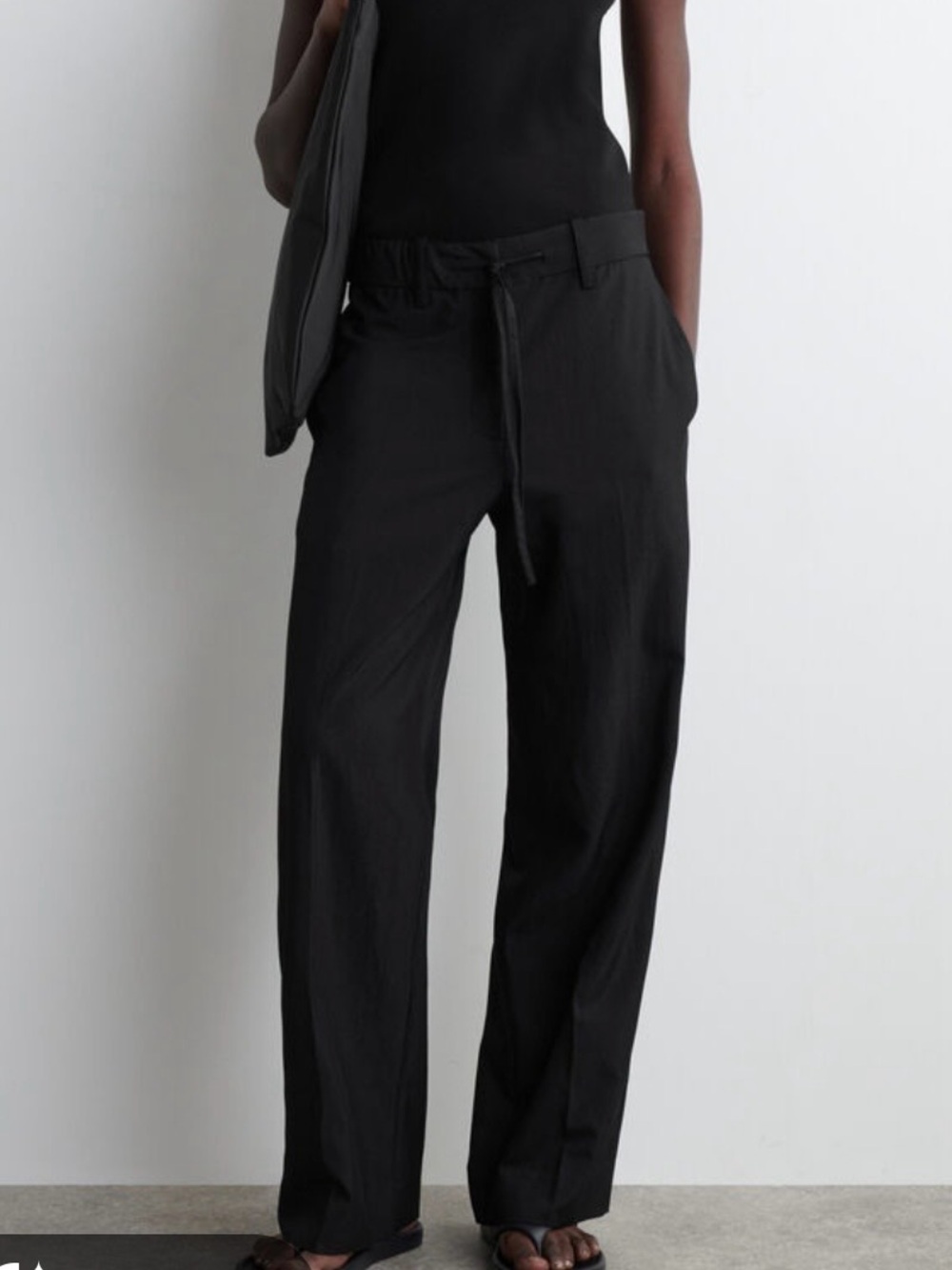 COS Fluid Drawstring Trouser Pants